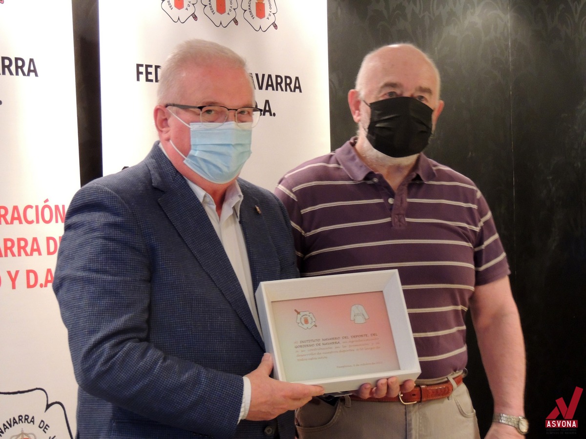 La Federación Navarra de Judo y D.A., reconoce la dedicación y el esfuerzo de deportistas y entrenadores, entre otros Galardonados. 09-10-21,